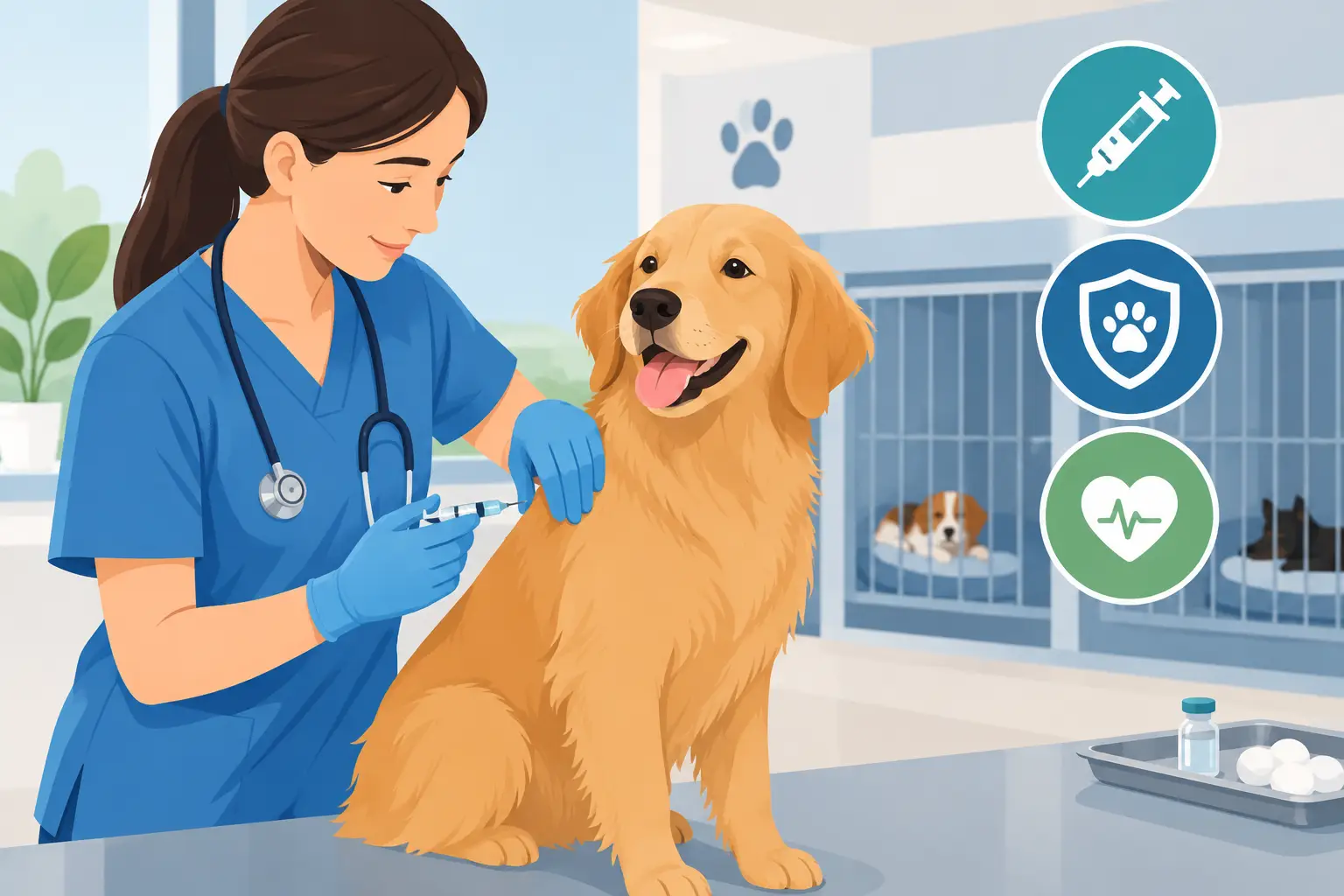 Vacunas para hotel canino: qué pedir y por qué